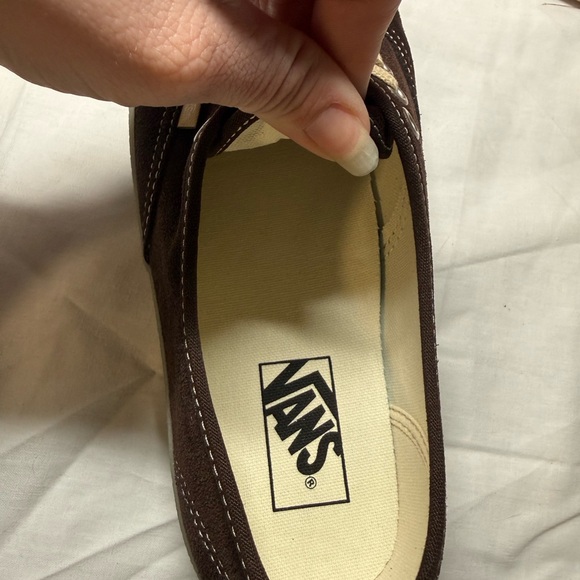 Vans crape demitasse Low-Top Suede Sneaker in Dark Brown Mens 9.5 women 11 - Picture 6 of 10